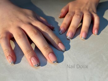 ネイル ドゥ 岡山駅前店(Nail Doux)/ガラスフレンチ