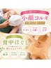 【背中シルエットを美しく◎】背中全面ほぐし+小顔コルギ(石膏パック付)80分