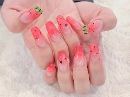 ＃スイカネイル
