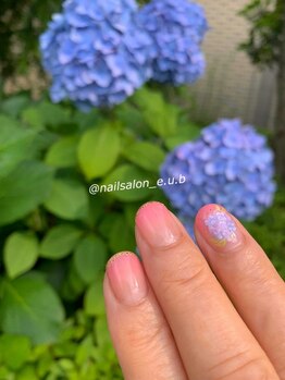 イーユービー(E.U.B)/紫陽花ネイル【ひばりヶ丘】