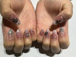 ハンド クロム風ネイル