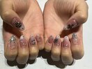 ハンド クロム風ネイル