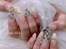 ネイル アリーズ セカンド(nail Allies 2nd)/チェック フレンチ