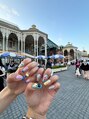 ルポ(REPOS) 友人と夢の国へ!ネイルもかわいくしてテンション上げました!
