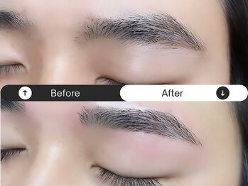 サインポスト 池袋東口店(sign post)/ナチュラル型メンズアイブロウ