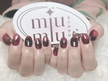 ミュウミュウ(miumiu)/冬×大人可愛いネイル