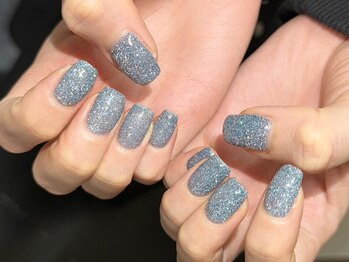 ディーネイル 池袋(D-nail)/【森】ネイビー ネイル
