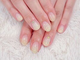 #ラメグラ #シンプルネイル