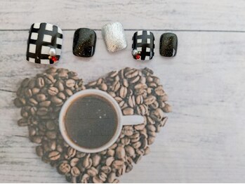 ネイルサロン&スクール ジーナ(GINA)/シックなチェックネイル