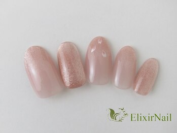 エリクサーネイル 神田(Elixir Nail)/ハンドシンプル/クーポン使用