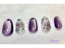 ロージィ(Rosie)/紫陽花ネイル