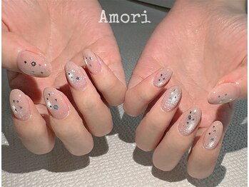 マグネット×ホログラムネイル