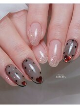 リベラ(LIBERA)/バレンタインネイル
