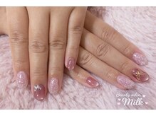 完全個室プライベートサロン【ビューティサロンミルク】パラジェル・フィルインOK♪/大人ちゅるんネイル