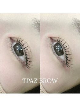 トパーズブロウ 宇都宮平松店(TOPAZ BROW)/目尻流しデザイン