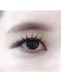 アイハビー 自由が丘(eyeHbe) LEDエクステ×コーティング仕上げです!パッチリなお目元に^^