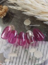 ネイルサロン アージュ(Nail Salon A jyu)/クリアピンク