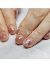 エムネイル(Ｍ)/_塗りかけネイル_