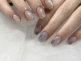モヤモヤちゅるんネイル☆