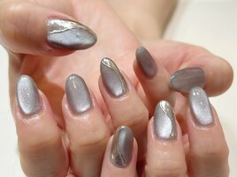 ミラーネイル×マグネット