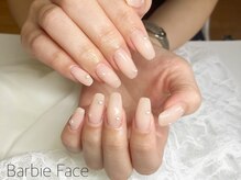 バービーフェイス 恵比寿(Barbie Face)/ちゅるんピンクネイル