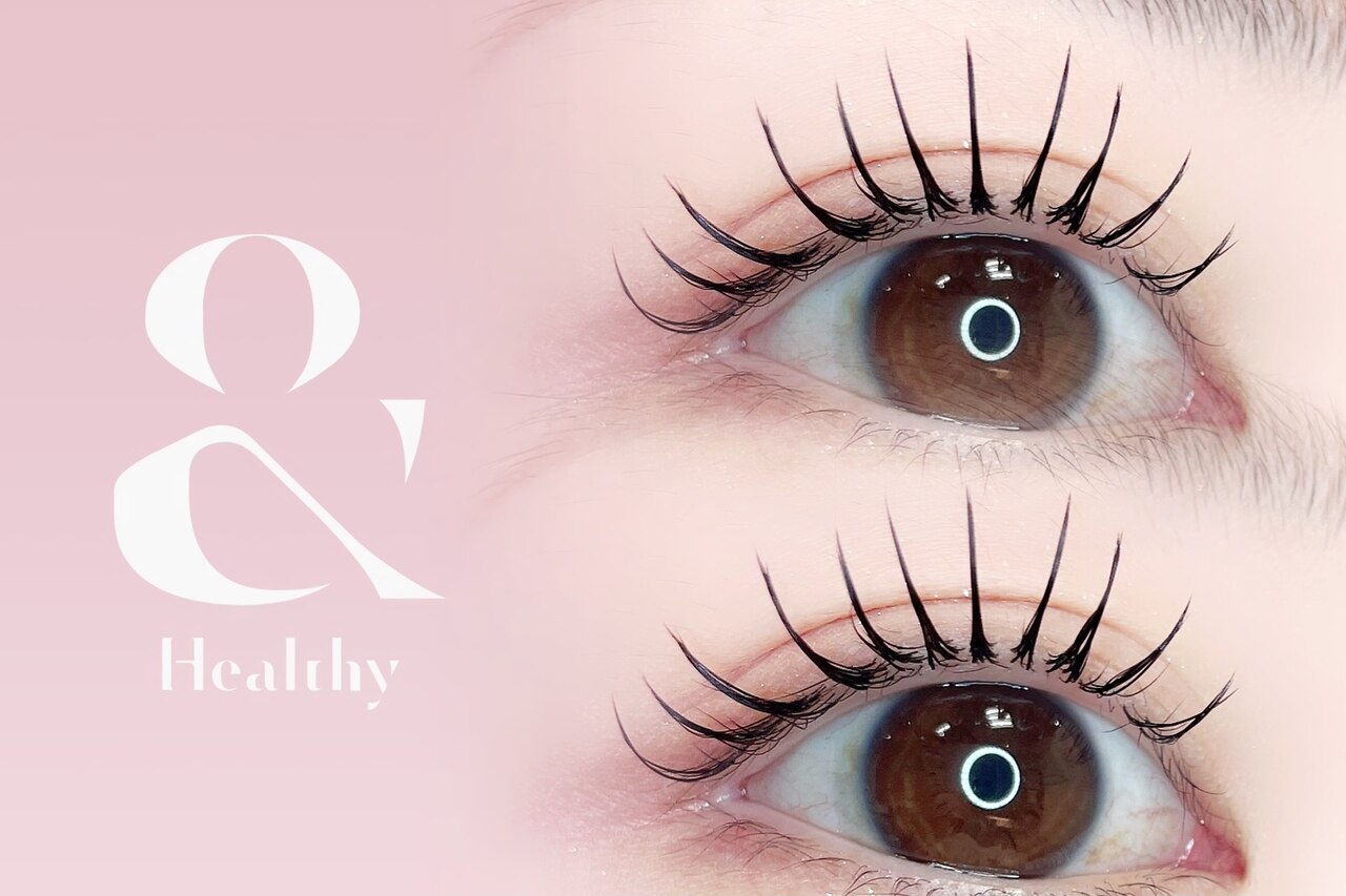 【アンドヘルシー】マツパー×マツエク同時施術◎80本\8400