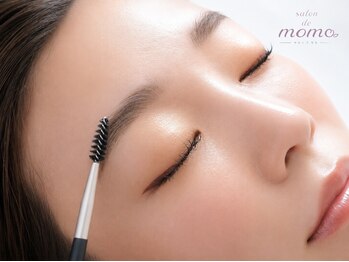 サロン ド モモ(salon de momo)の写真/お顔の黄金比から1番似合うデザインで旬顔に◎【似合わせアイブロウデザイン+眉周りWAX脱毛★新規¥4400】