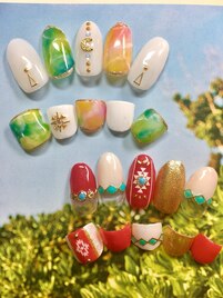 大理石ネイル