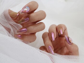 シネイル スパ(c.nail spa)の写真/【21時まで営業！】人気のパラジェル使用☆オフィスでも好印象の上品デザインで貴方の魅力を引き出します♪