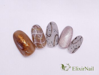 エリクサーネイル 池袋(Elixir Nail)/定額c やり放題/クーポン使用