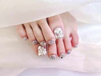 ラッキーネイル(lucky nail)/フット埋め尽くし