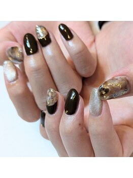 クルールプリュス 神戸岡本店(couleur plus)/定額デザインネイル ¥9600