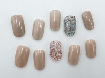 ネイルサロン クイール 小山店(NAIL SALON QUILL)/ワンカラー＆シェル