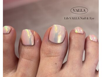 リブヴァラ(Lib Valla)/オーロラネイル/フットネイル