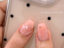 シャトラン(chatran)/チークネイル＋パーツ追加♪板橋