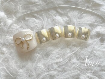 エイミー 大宮店(AMY)/FOOTリボンネイル