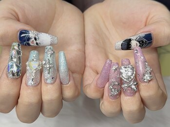 リバティ(liberty)/新宿３dネイル 呪術廻戦ネイル