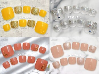 ファストネイル 本厚木駅前店(FAST NAIL)/フット定額 ¥7580 ◆ シンプル