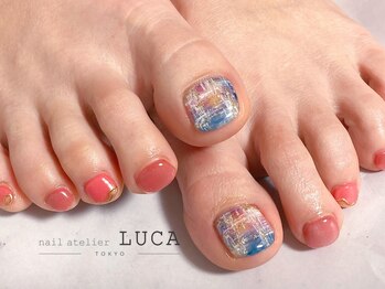 W-596 ニュアンスツイードネイル