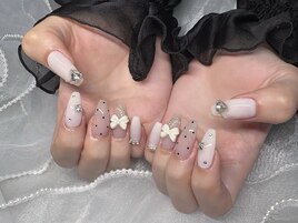 ドット×リボン　¥9250