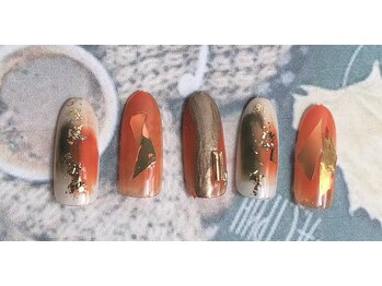 ネイルサロン&スクール ジーナ(GINA)/秋のオレンジ