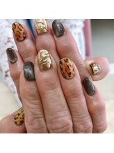 グラント(NAIL SALON&SCHOOL grant)/ミラーネイル×マグネットネイル