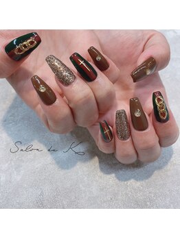 サロンドゥケー(salon du k)/グッチ風ネイル