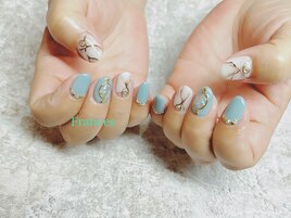 大理石ネイル
