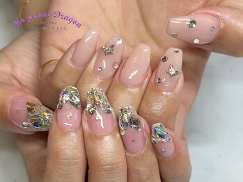 アン ジョーヌドラゴ/【自爪ネイル】アシメネイル