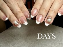 ネイルサロン デイズ 四郷店(nail salon Days)/白フレンチ