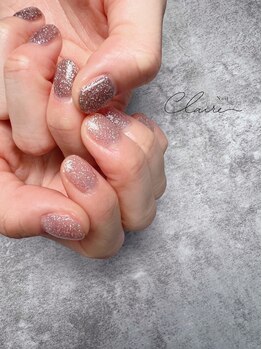 クレアネイル(claire.nail)/キラキラフラッシュネイル