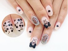 ネイルコレクション ピンク(Nail Collection Pink)/ジェル放題★3Dリボン：チェリー