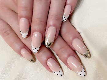 ラビング(Loving)/ドット＆ガラスフレンチ