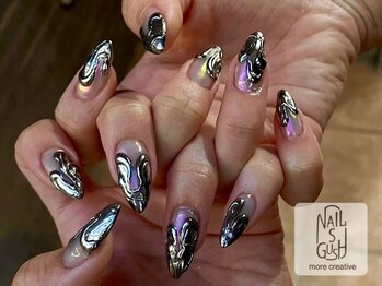 ネイルズガッシュ 武蔵小山店(NAILsGUSH)/個性派/ミラー/持ち込みデザイン